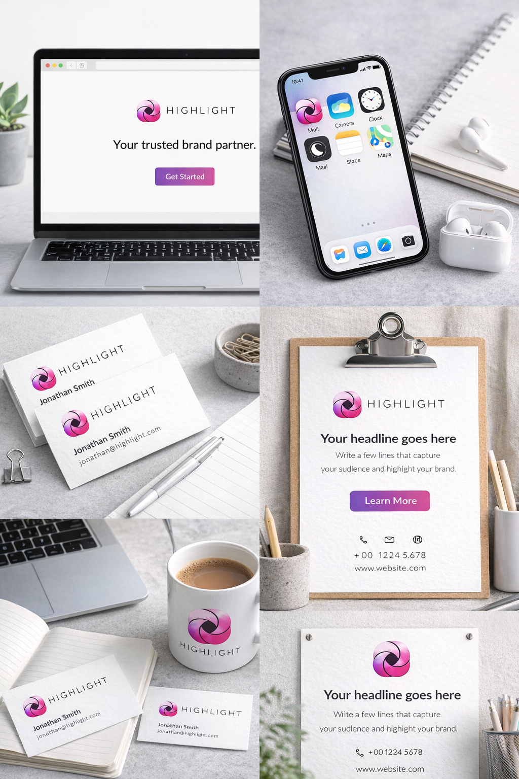 Emily's logo design background